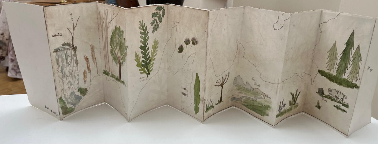 Artist’s Book - Hafod Map