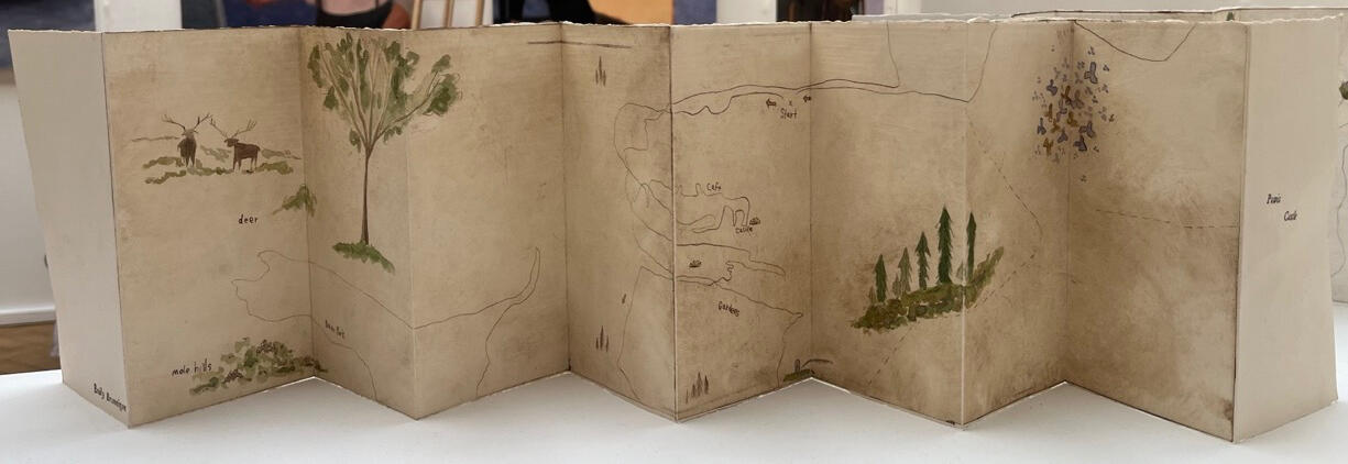 Artist’s Book - Powis Map